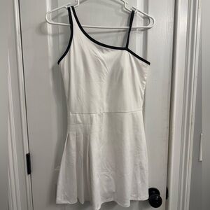 All in Motion White Asymmetrical Active Dress